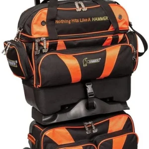 Premium 4-Ball Stackable Bowling Bag