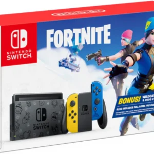 Nintendo Switch Console Fortnite Wildcat Bundle Edition with Exclusive Joy-Cons & 2000 V-Bucks